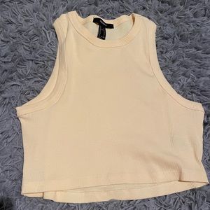 Cropped tank top.